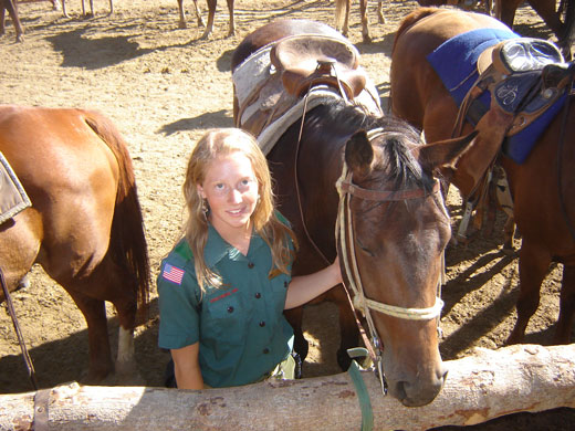 girl with horse