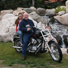 Couple on Motorcycle